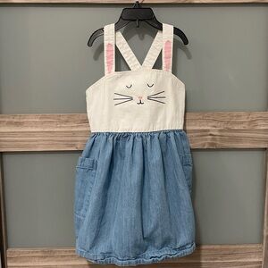 Hanna Andersson Bunny Jumper In Chambray